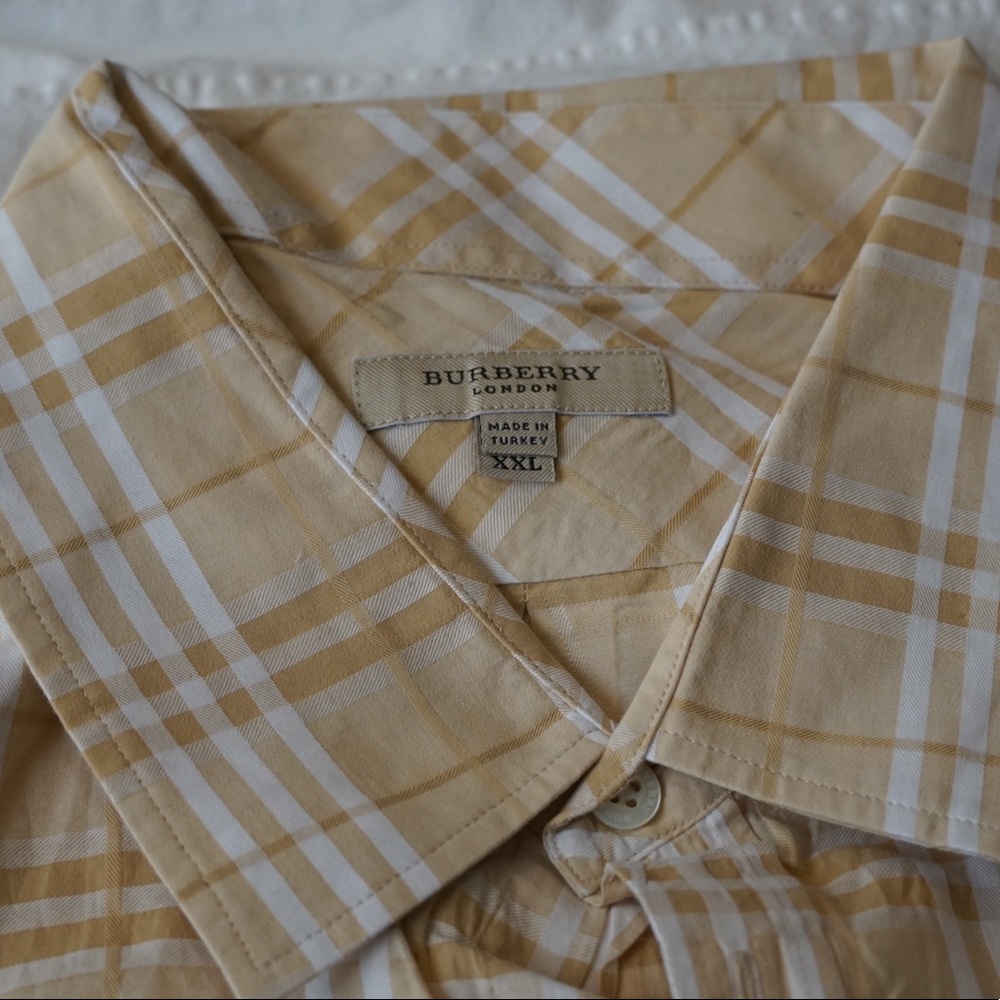 Burberry Short-sleeve Small Check Cotton Shirt